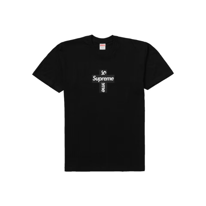 Supreme Cross Box Logo Tee Black