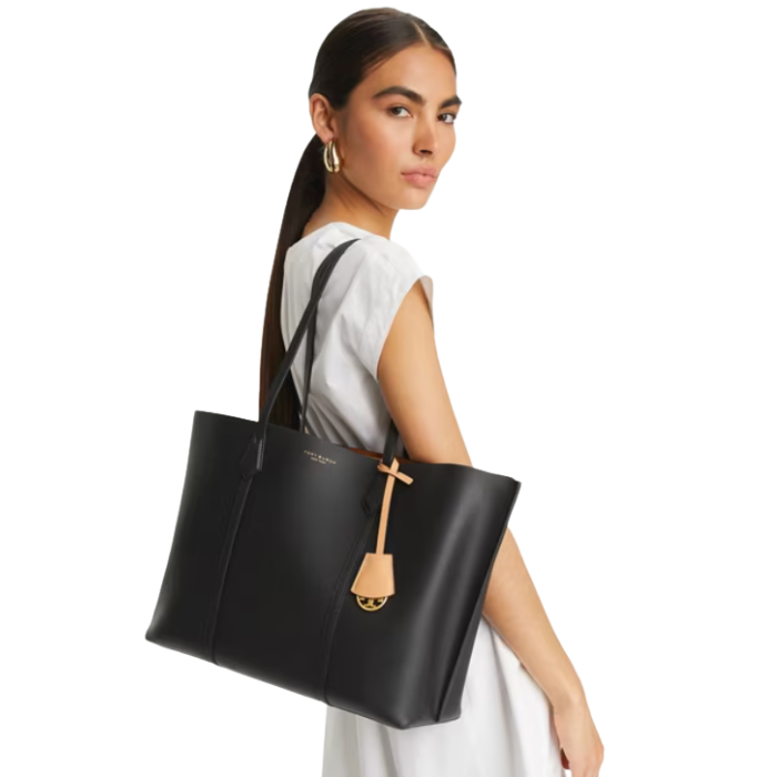 Tory Burch Perry Triple-Compartment Tote Bag 'Black/81932'